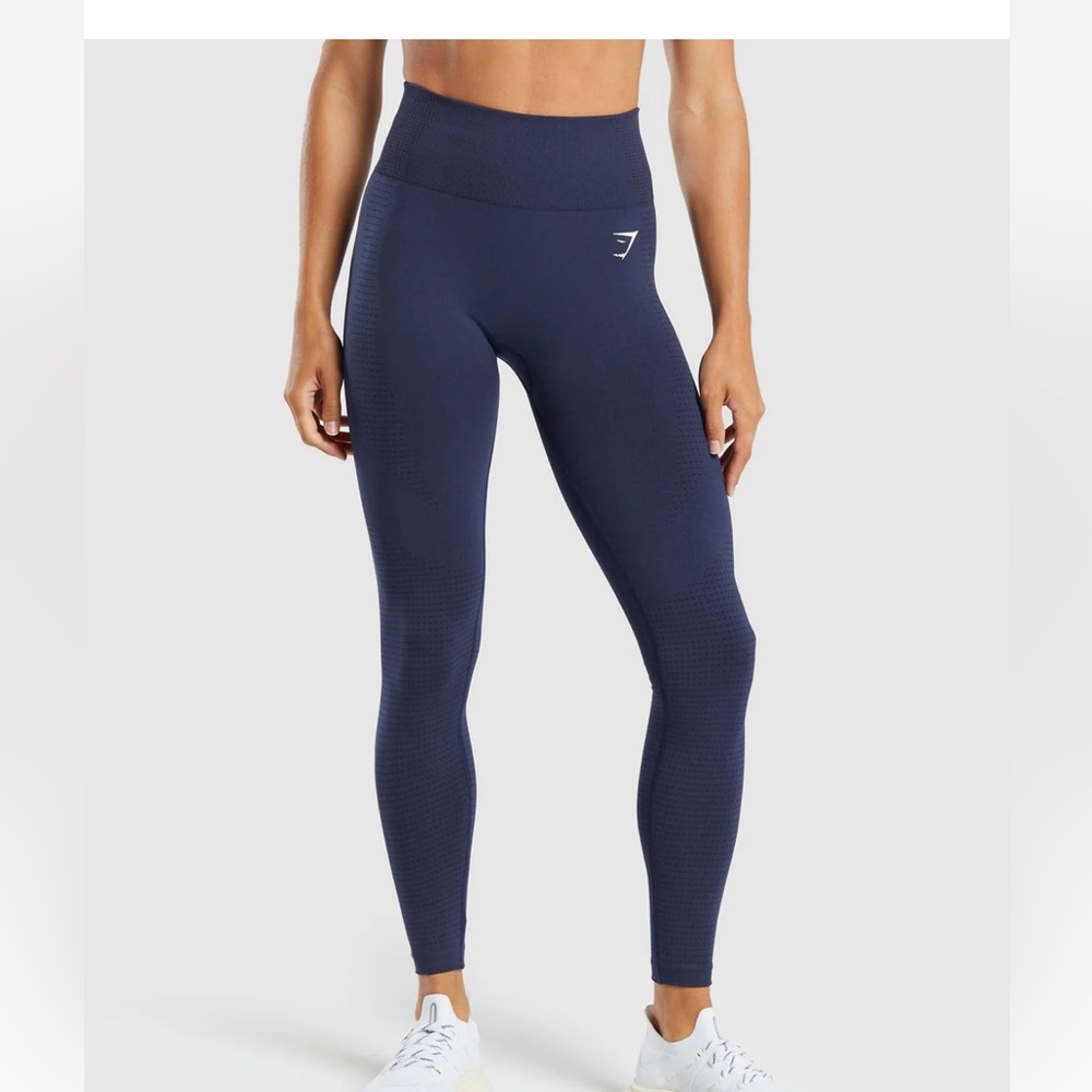 Gymshark Deep Blue High-Waisted Leggings